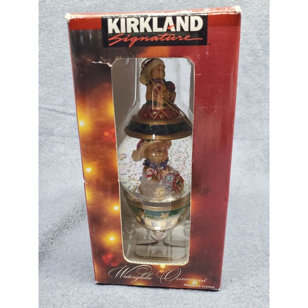 Kirkland Signature Teddy Bear Water‎ Globe Ornament